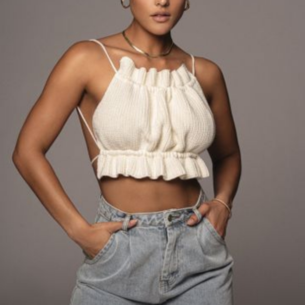 JLUXLABEL Alessi Knit Tube Top